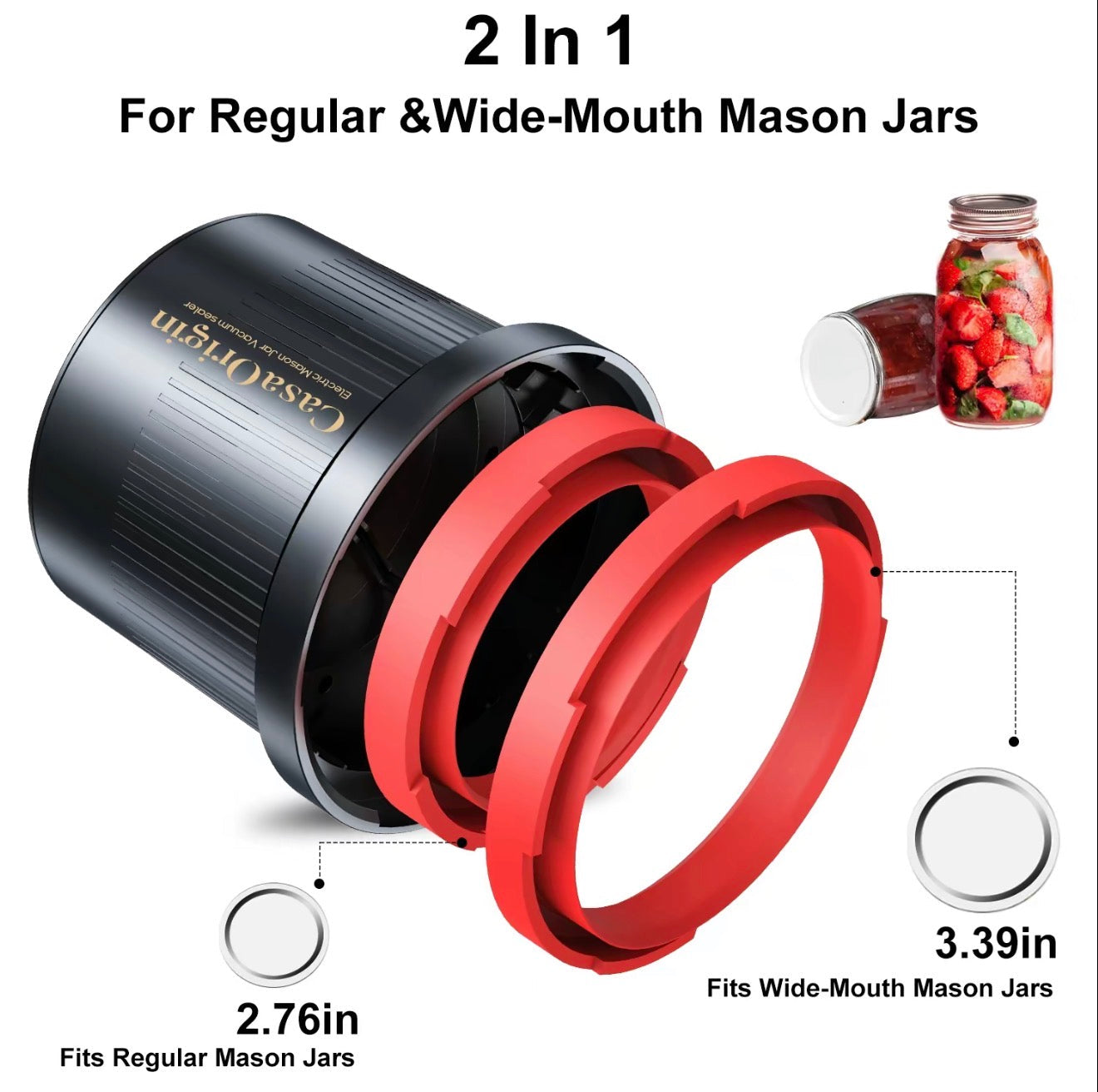 FreshSeal Jar System for Efficient Food Storage