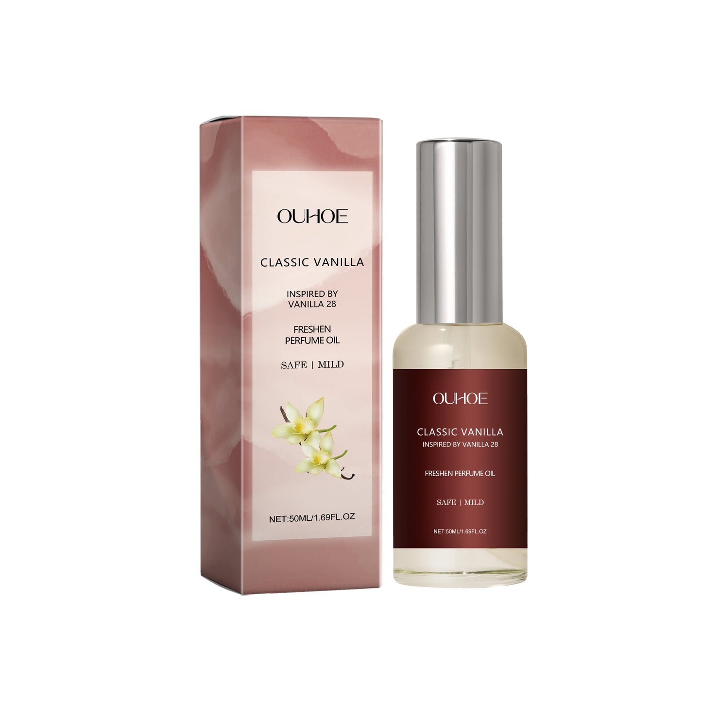 Huile de Parfum Portable Élégante - Fragrance Douce et Fraîche