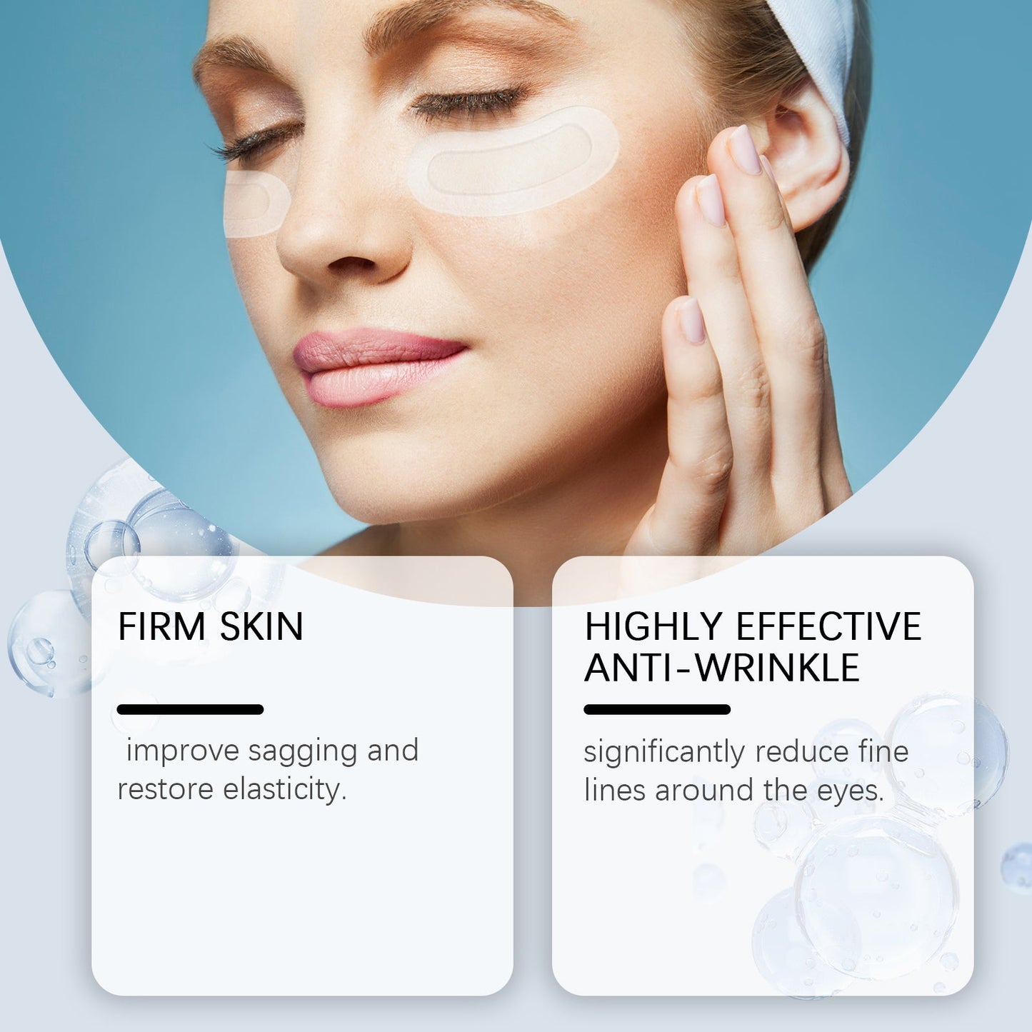 Anti-Wrinkle Eye Mask, Lightening Eye Lines, Moisturizing And Firming Eye Mask - Korvel