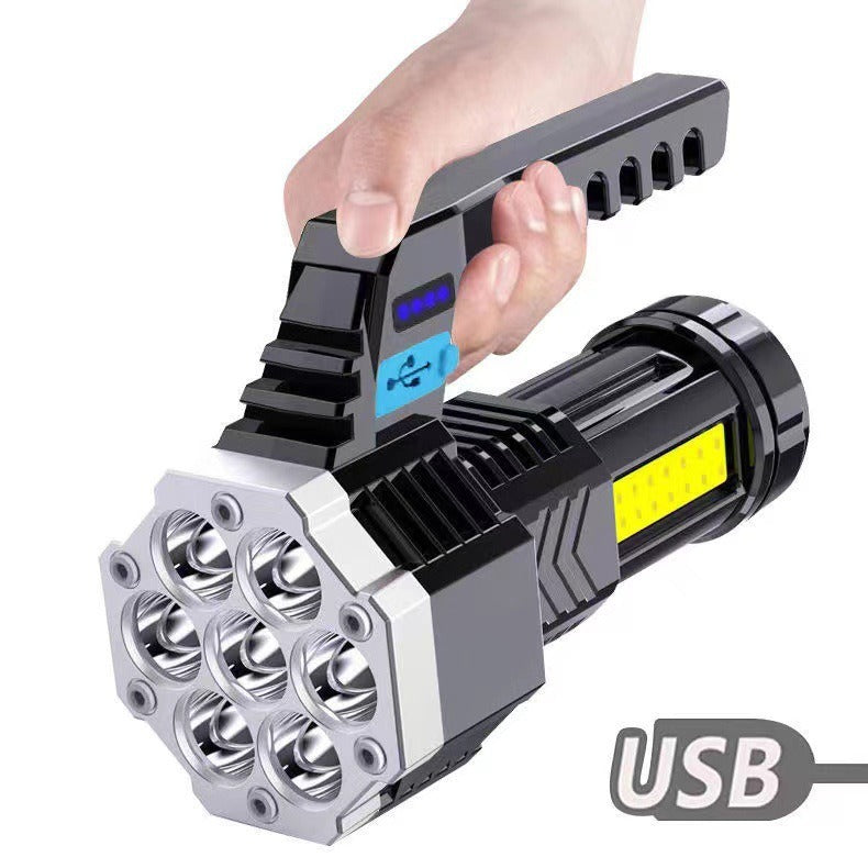 High Power USB Rechargeable Handheld LED Flashlight