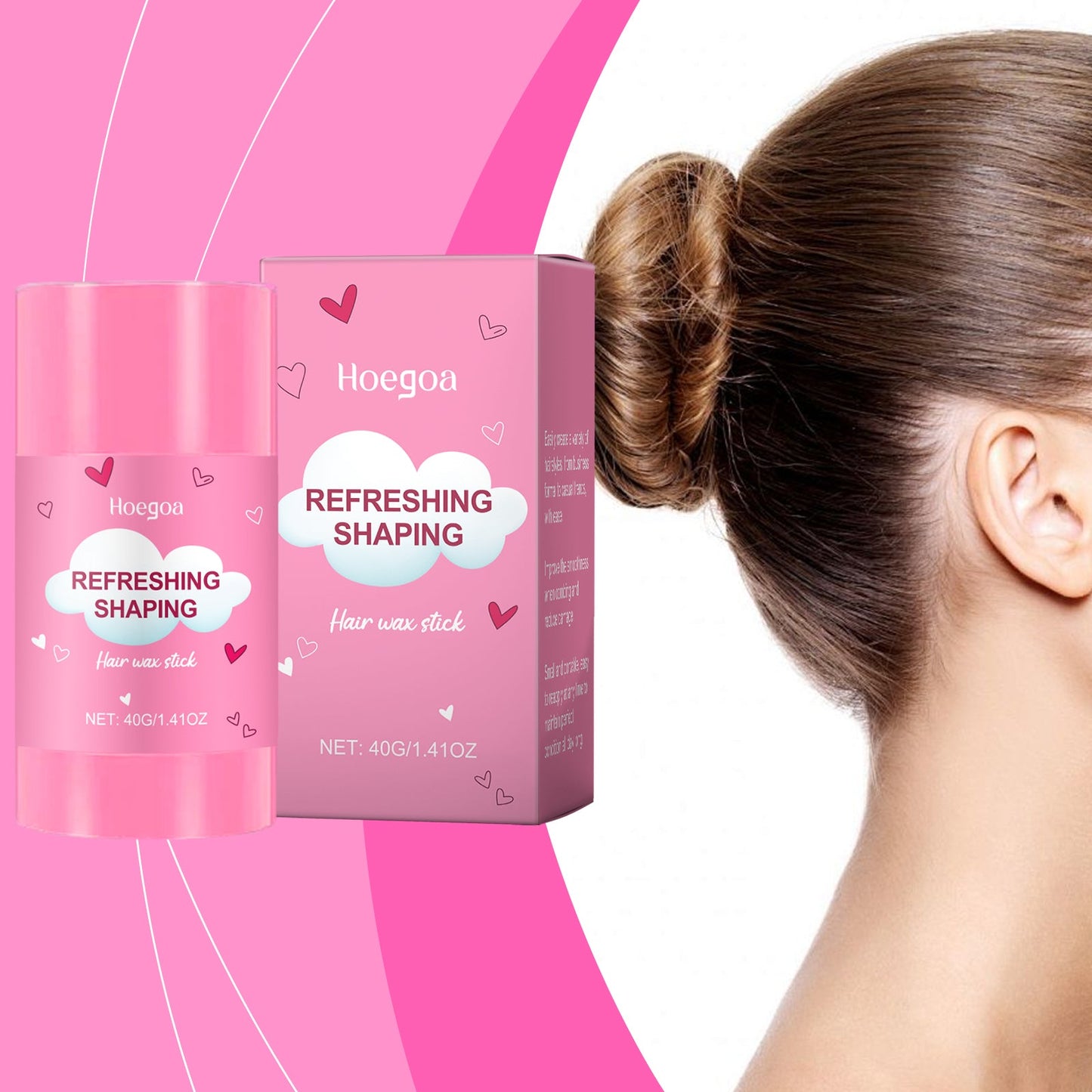 Hair Wax Stick Refreshing To Improve Frizz Lasting Nourishing Shine Styling Hair Moisturizing Hair Wax Stick - Korvel