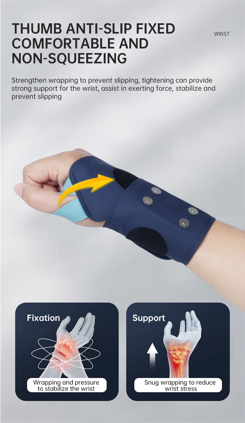 EMS Smart Tendon Sheath Hand Heating Wristband with Hot Compress and Massage Function - Korvel