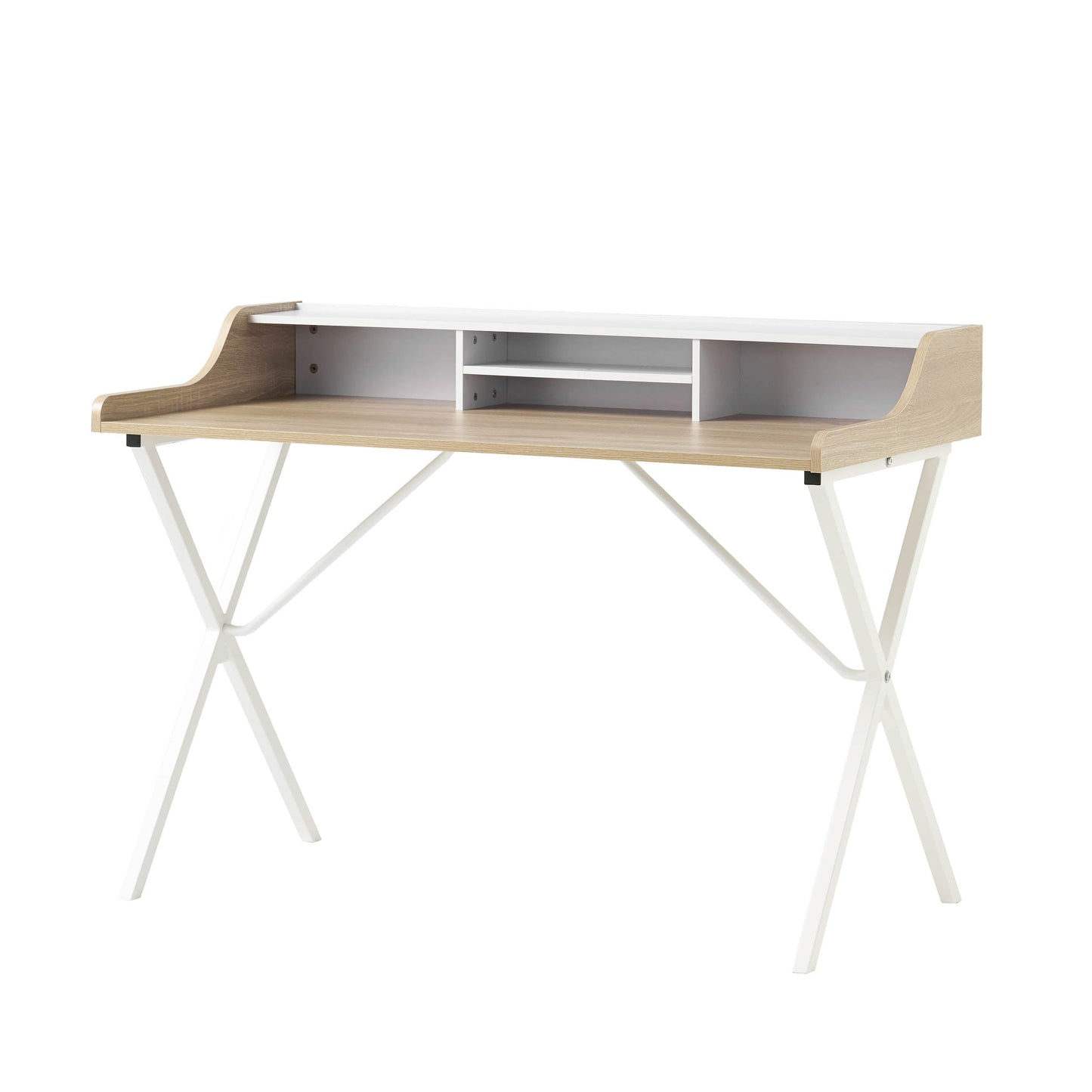 Elegant White Computer Desk for Modern Offices