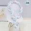1Pcs 1M/2M/3M Baby Handmade Nodic Knot Newborn Bed Bumper Long Knotted Braid Pillow Baby Bed Bumper Knot Crib Infant Room Decor - Korvel