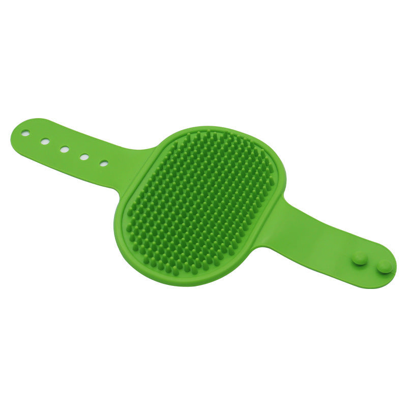 Brosse en caoutchouc souple pour chiens et chats