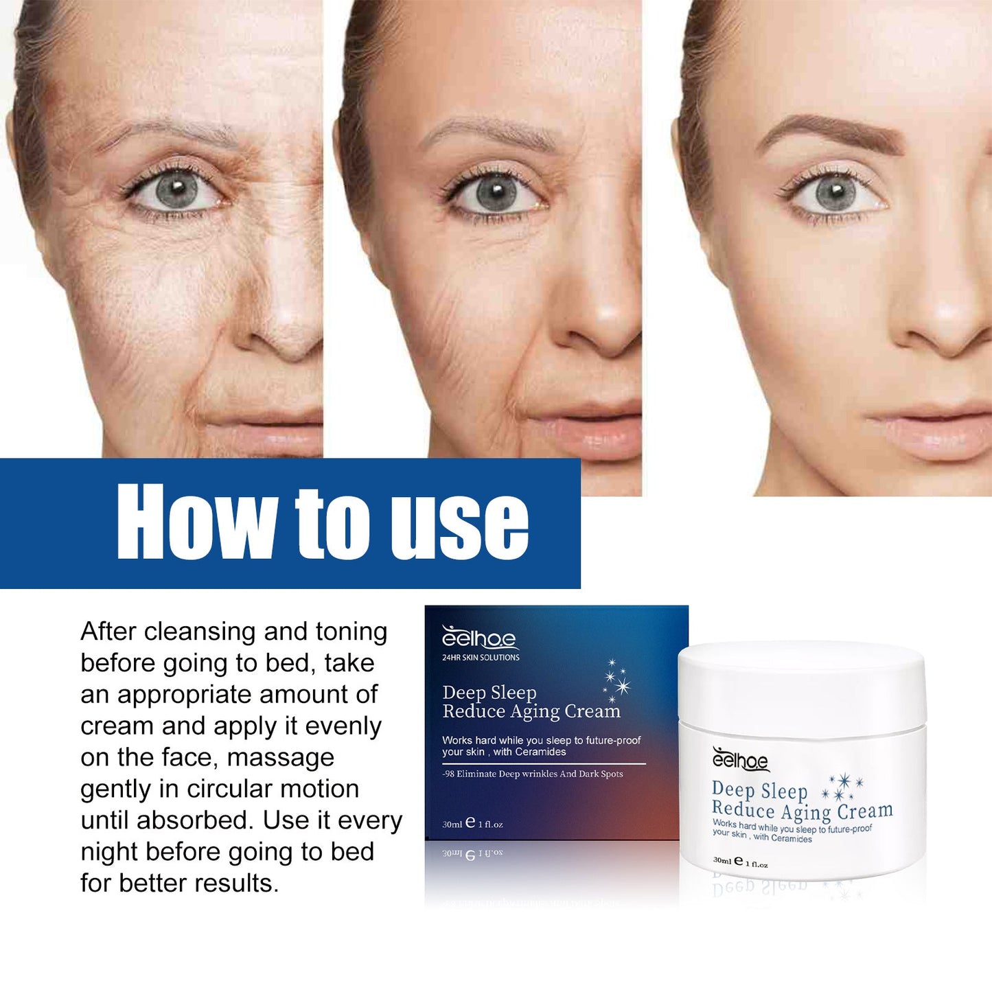 Deep Sleep Anti-Aging Cream for Radiant Skin