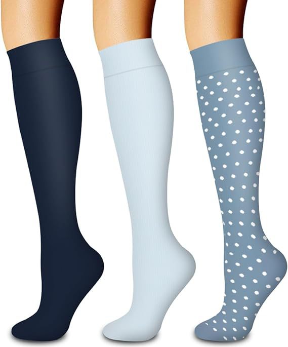 Sports pressure socks long tube socks calf socks compression socks skipping rope elastic cycling socks - Korvel
