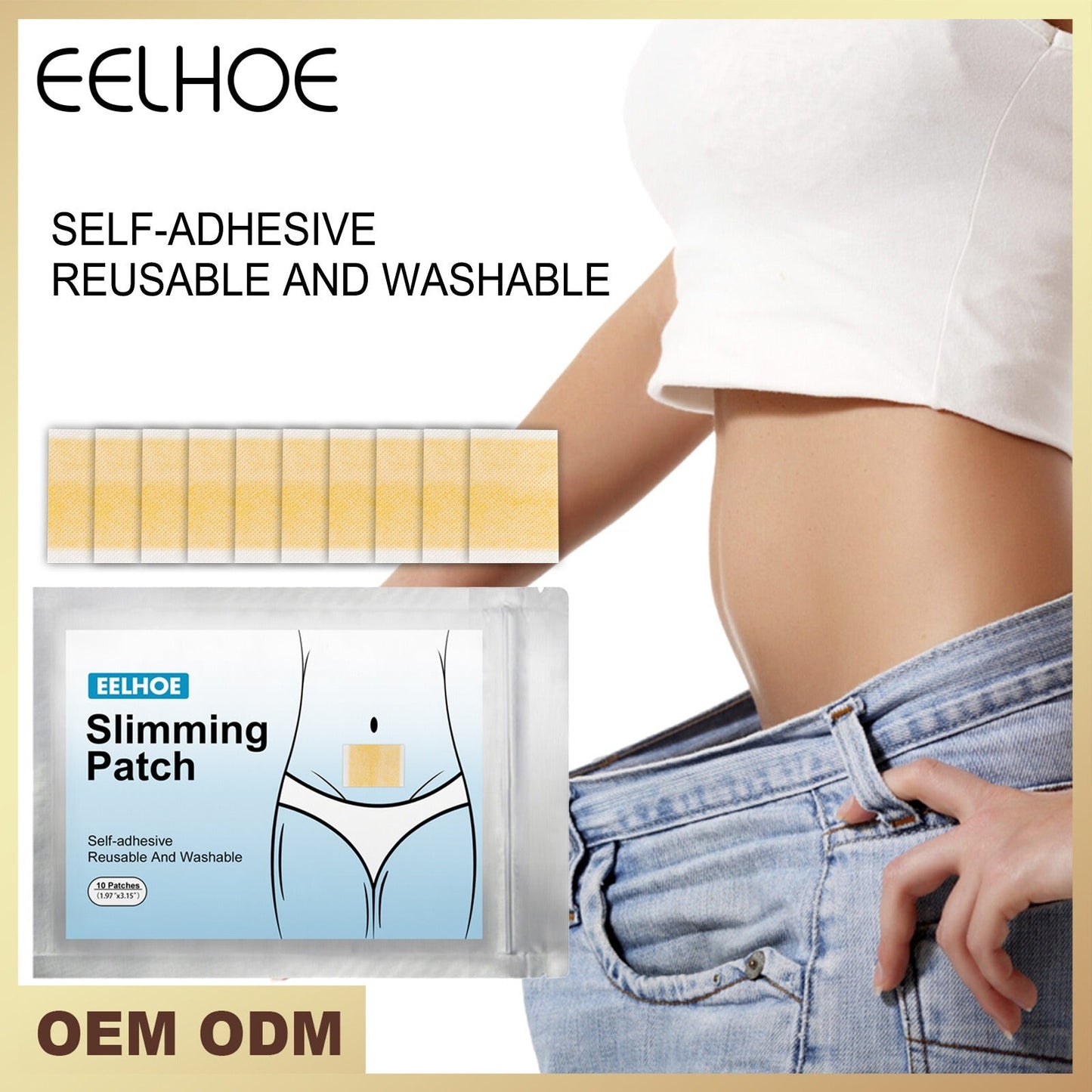 Eelhoe Stick de Cuerpo para Modelar el Ombligo