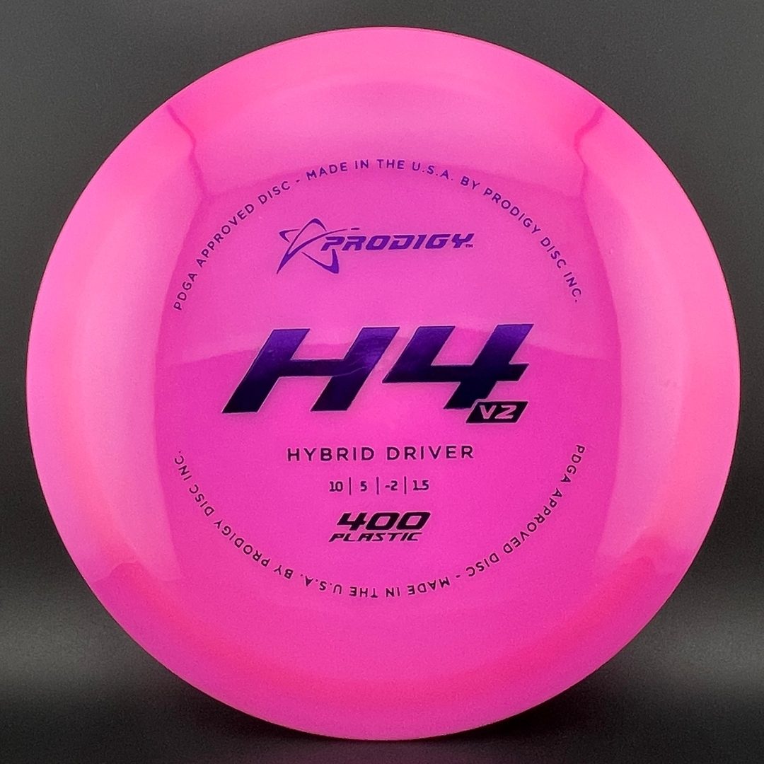 H4 V2 Disc Golf Driver - Prodigy 400 Plastic
