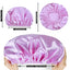 Premium Reusable Shower Caps for Women - 4 Pack