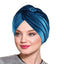 Women Velvet Turban Hat Headband Muslim Hijab Caps Female Soft Bandana Headband Hijabs Head Wrap Hair Accessories Supplies - Korvel