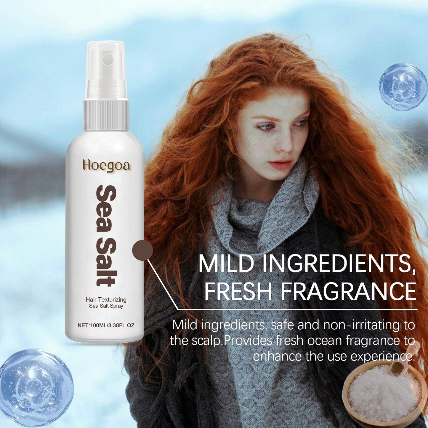 Spray Texturisant de Mer Premium pour Cheveux
