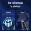 Portable LED Display Nose Hair Trimmer with USB Charging
