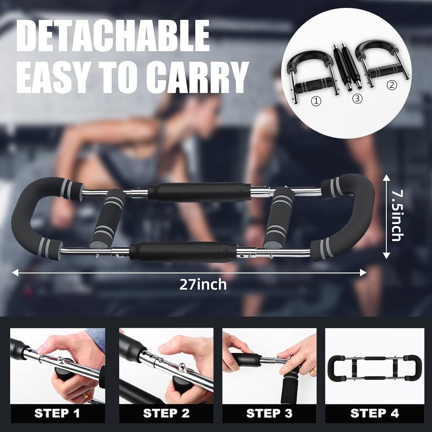 Dispositivo de Fuerza de Brazo Ajustable para Entrenamiento de Pecho