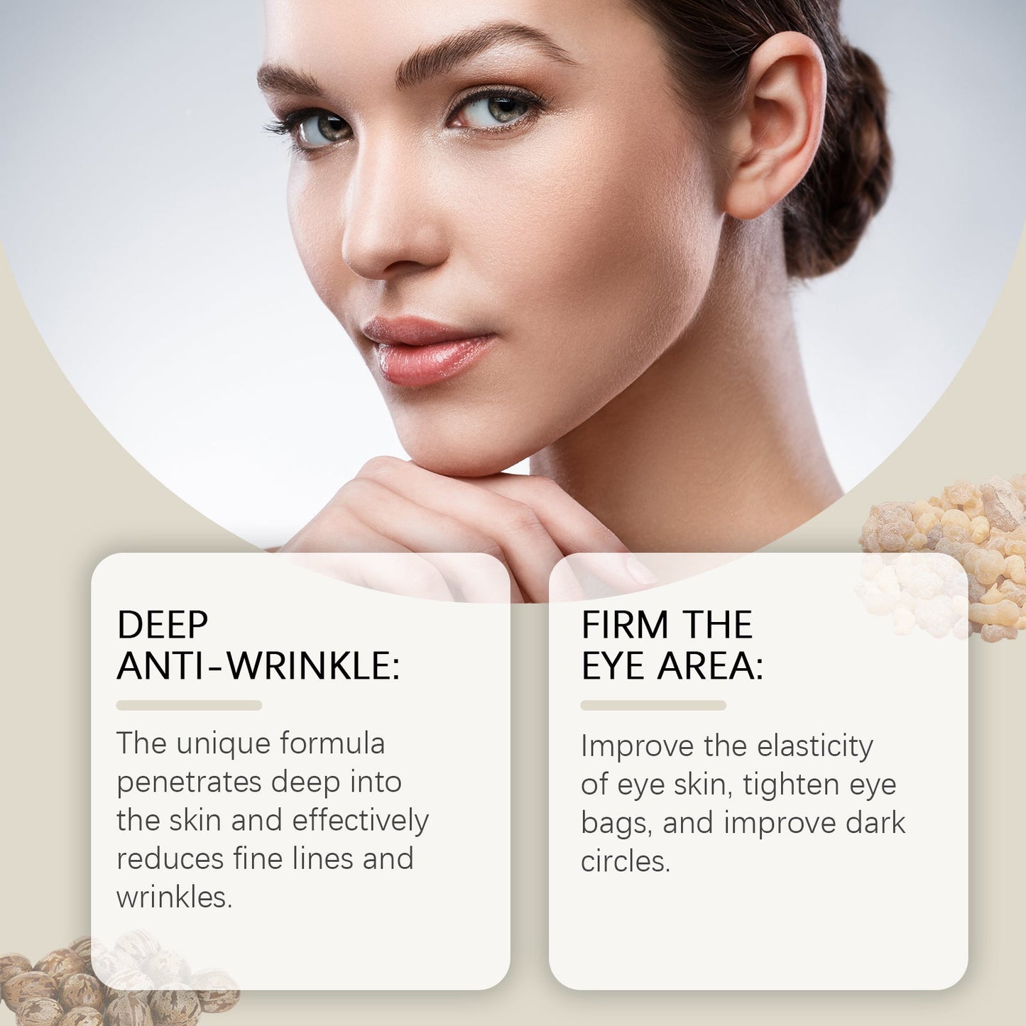 Firming Eye Ball Essential Oil, Gentle Care Firming Eye Skin Moisturizing And Hydrating Eye Care - Korvel