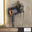 Premium Wall-Mounted Hair Dryer and Accessory Rack