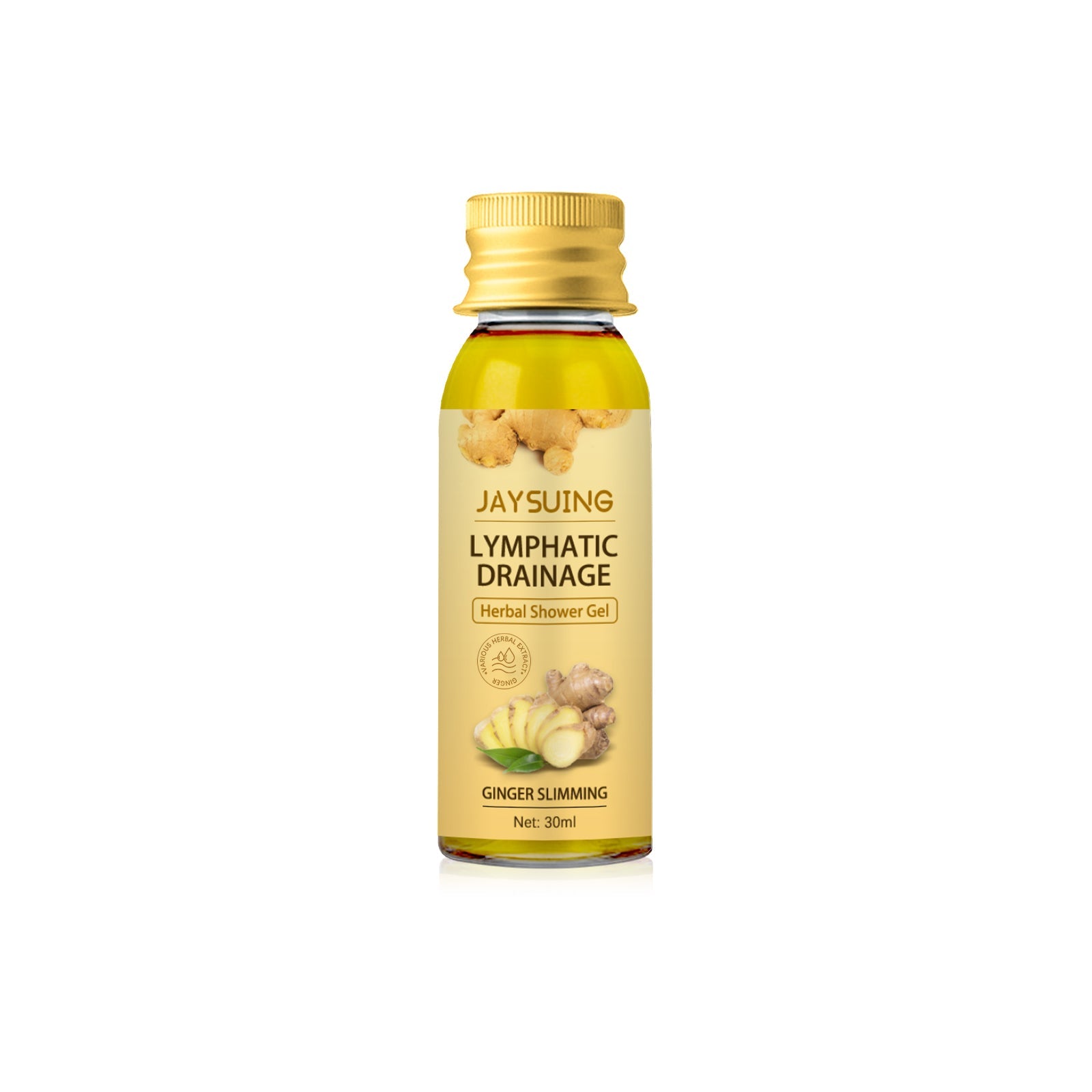Ginger Body Shaping Shower Gel Dregs Slimming Body And Tightens Waist Lymph Lazy People Clean And Moist Skin - Korvel