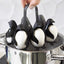 Penguin - Shaped Egg Cooker   Multifunctional Egg Cooker & Fridge Storage Holder - Korvel