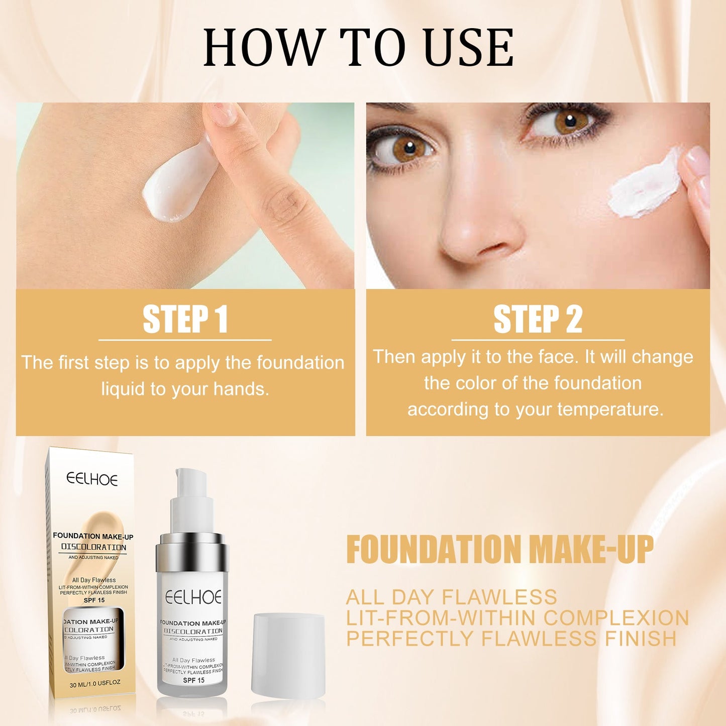 Color-Changing Liquid Foundation Concealer