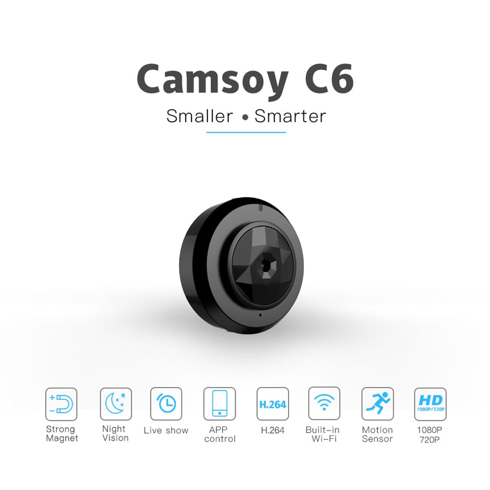 Mini IP Camera WIFI HD 1080P Surveillance Security Smart Home Night Vision Motion Detection Camera Baby Monitor Mini Cameroder - Korvel