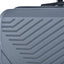 3 Piece Luggage Sets ABS Lightweight Suitcase with Two Hooks, Spinner Wheels, TSA Lock, (20/24/28) Gray - Korvel