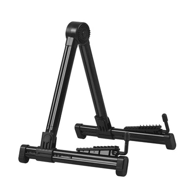 Professional Electric Guitar Stand Universal Folding Electric Acoustic Bass Stand A-Frame Musical Rack Holder Guitar Accessories - Korvel