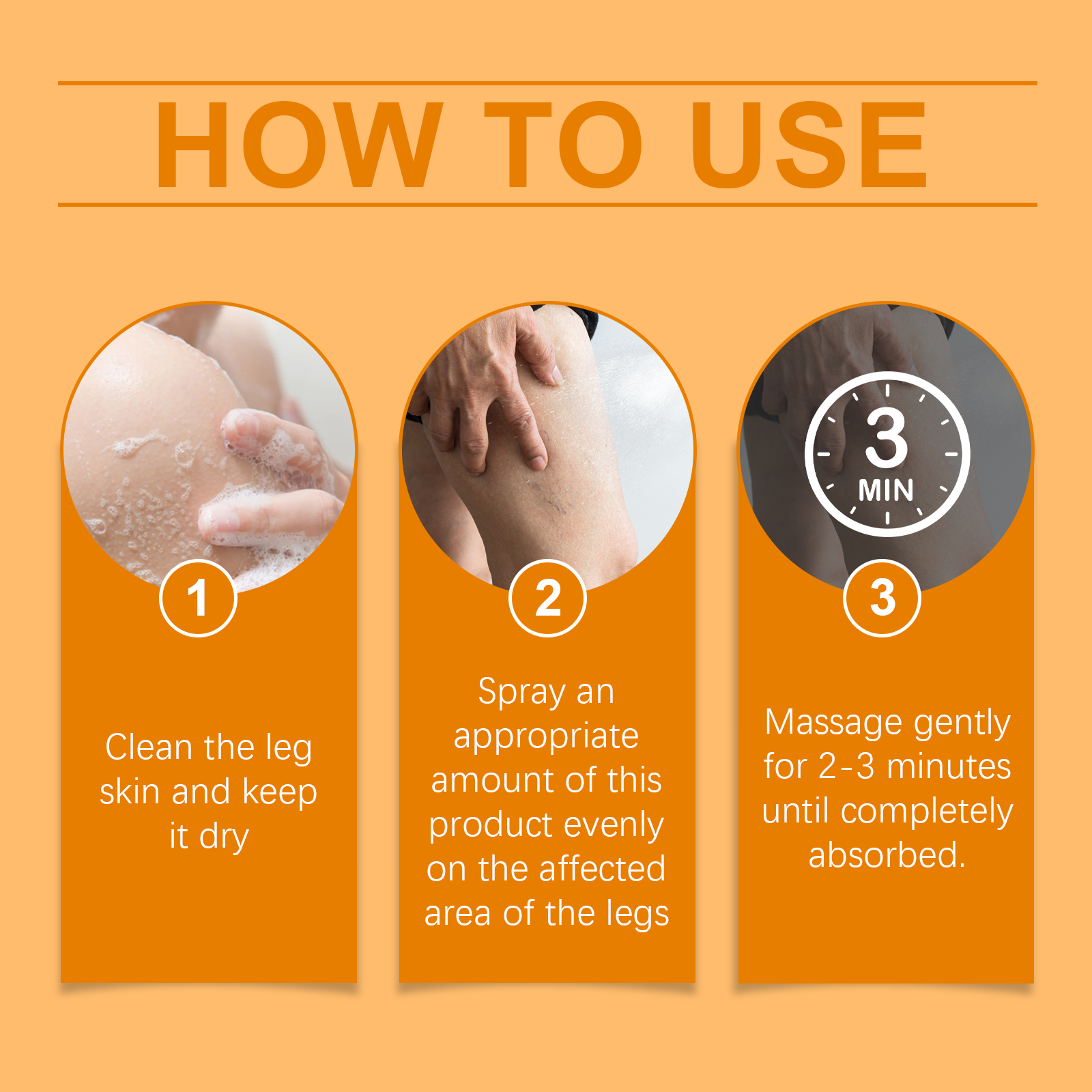 Bee Venom Leg Treatment Spray, Daily Relief Of Leg Curvature Discomfort Leg Treatment Spray - Korvel