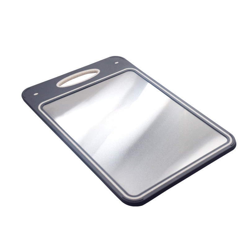 Kitchen double-sided food grade plastic cutting board 304 stainless steel cutting board cutting board - Korvel