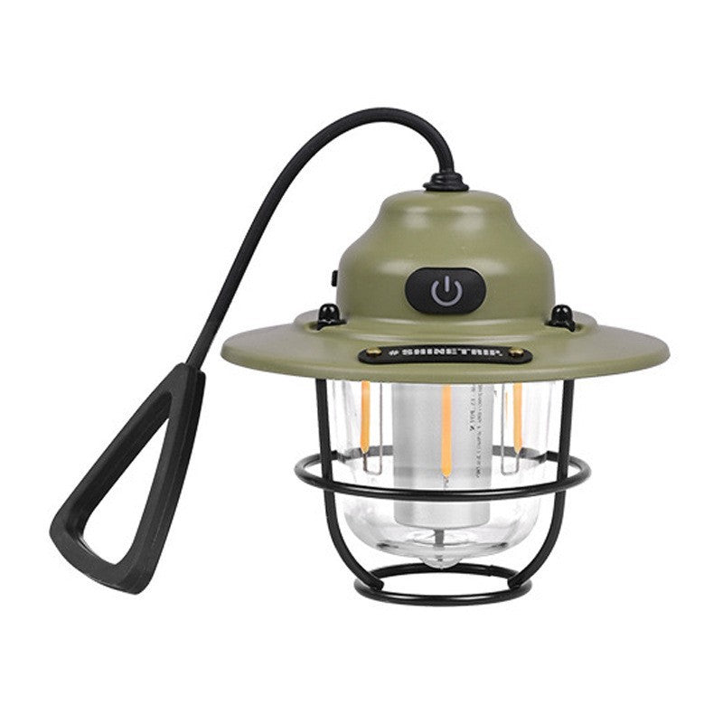 Pinecone Retro Camping Light with Type-C Charging