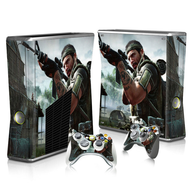 Xbox 360 Slim Full Body Color Membrane Stickers with Scratch-Resistant Protection - Korvel