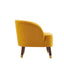 Upholstered Barrel Accent Chair With Wooden Legs - Korvel