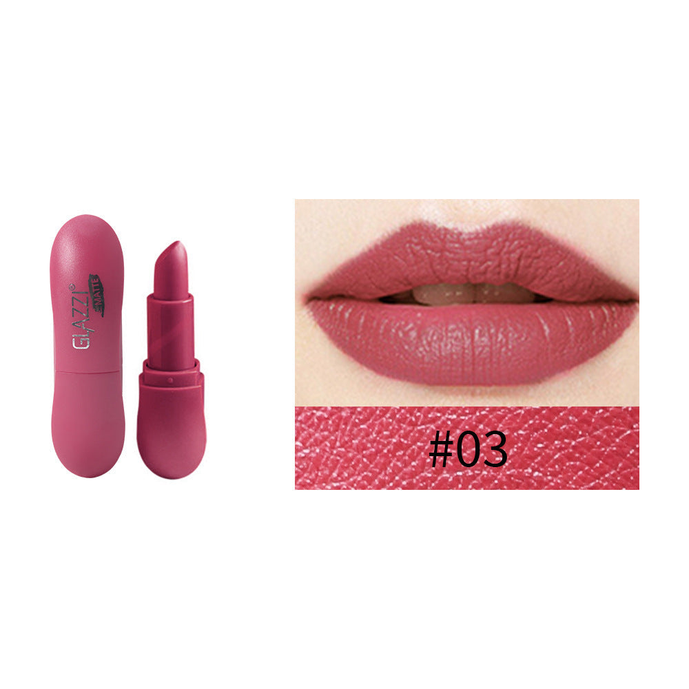 12 Color Rhombic Matte Lipstick Yeast Color Does Not Stick To The Cup And Does Not Fade - Korvel
