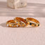 18K Gold Plated Green Zircon Pearl Rings For Women Waterproof Hypoallergenic Dainty Gold Ring Stainless Steel Jewelry - Korvel