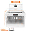 16 Bay Locking Charging Cabinet for Laptops and Chromebooks - White