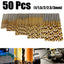 50Pcs Titanium Coated HSS Drill Bit Set - Premium Quality