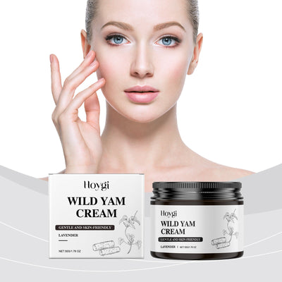Crème d'équilibre au yam sauvage pour l'hydratation de la peau délicate