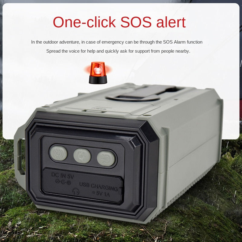 Portable Solar Charging Emergency Radio Scanner
