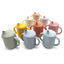 Silicone Baby Learning Drink Cup with Straw - Leak-Proof Design