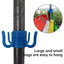 Portable Beach Umbrella Hook: 4-prong, universal for hats, bags, clothes; fits camping/beach umbrellas. - Korvel