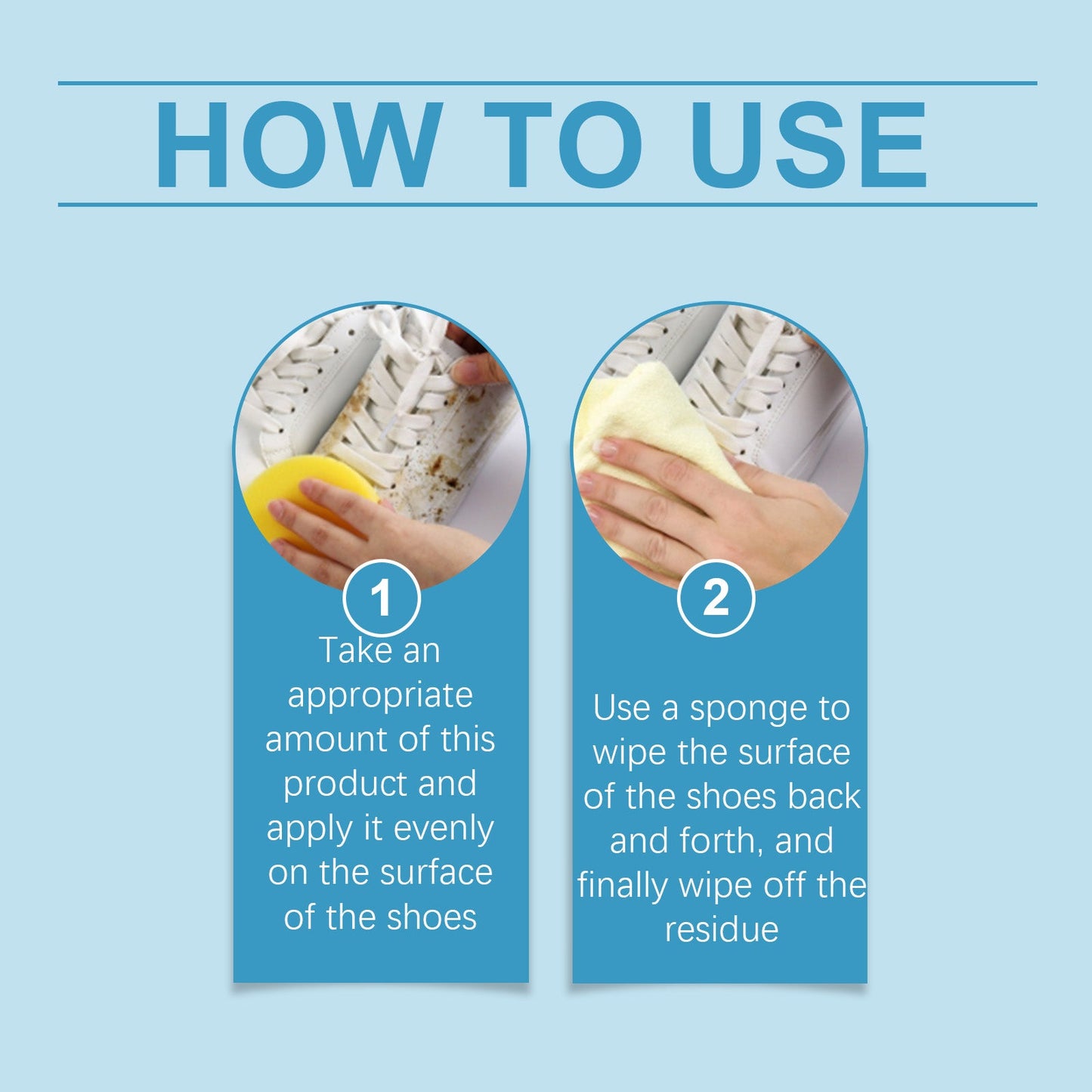 White Shoes Cleaning Cream, Sports Shoes And Canvas Shoes Without Washing Surface Stains Multi-Functional Cleaning Cream - Korvel