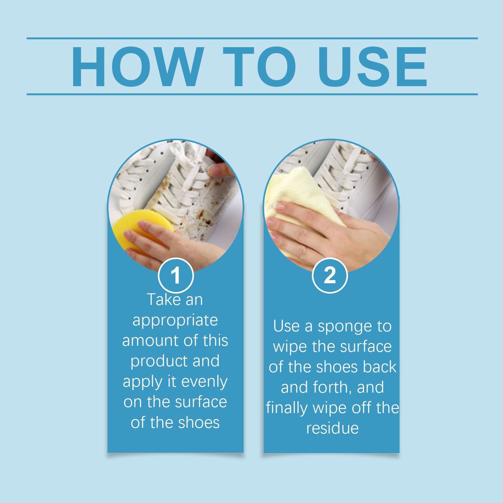 White Shoes Cleaning Cream, Sports Shoes And Canvas Shoes Without Washing Surface Stains Multi-Functional Cleaning Cream - Korvel
