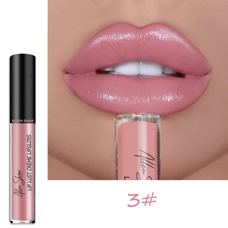 Lipstick Lip Glaze Allen shaw Creme Cream Lipstick - Korvel
