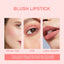 Blush Lipstick, Natural Nude Light Long-Lasting Easy Color Blush Lip Gloss Stick - Korvel