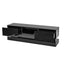 51.18inch Black morden TV Stand with LED Lights high glossy front TV Cabinet color:BLACK - Korvel