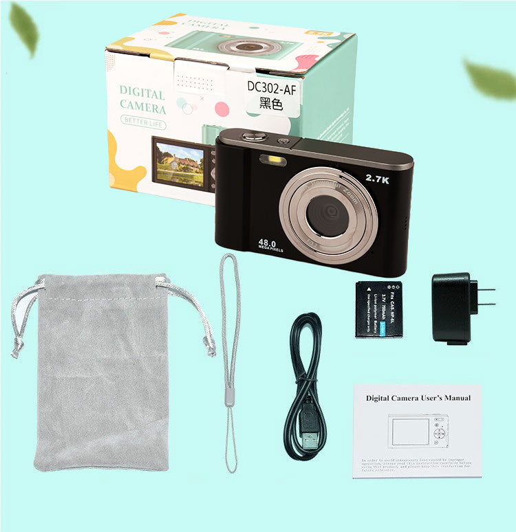 48 Million Pixel Hd Digital Camera 2.8 Inch Lcd Screen 16X Digital Zoom Periscope Lens Support Video Auto Focus Camera For Gift - Korvel