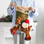 Santa Claus, snowman, deer riding socks, children's Christmas gifts, apple bags, jewelry, Christmas socks - Korvel