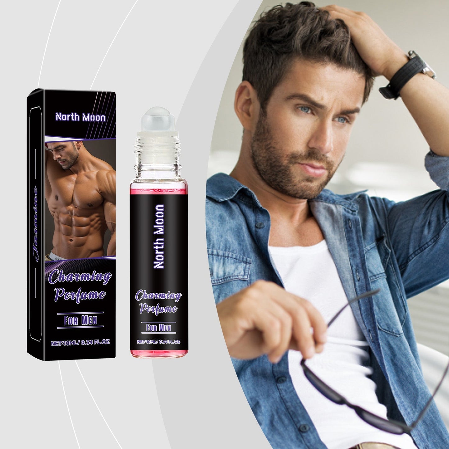 Pheromone Ball Perfume, Portable Fragrance For Men Fresh Charm Minority Jasmine Perfume - Korvel