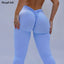 Pantalons de yoga en nylon V Back pour femmes