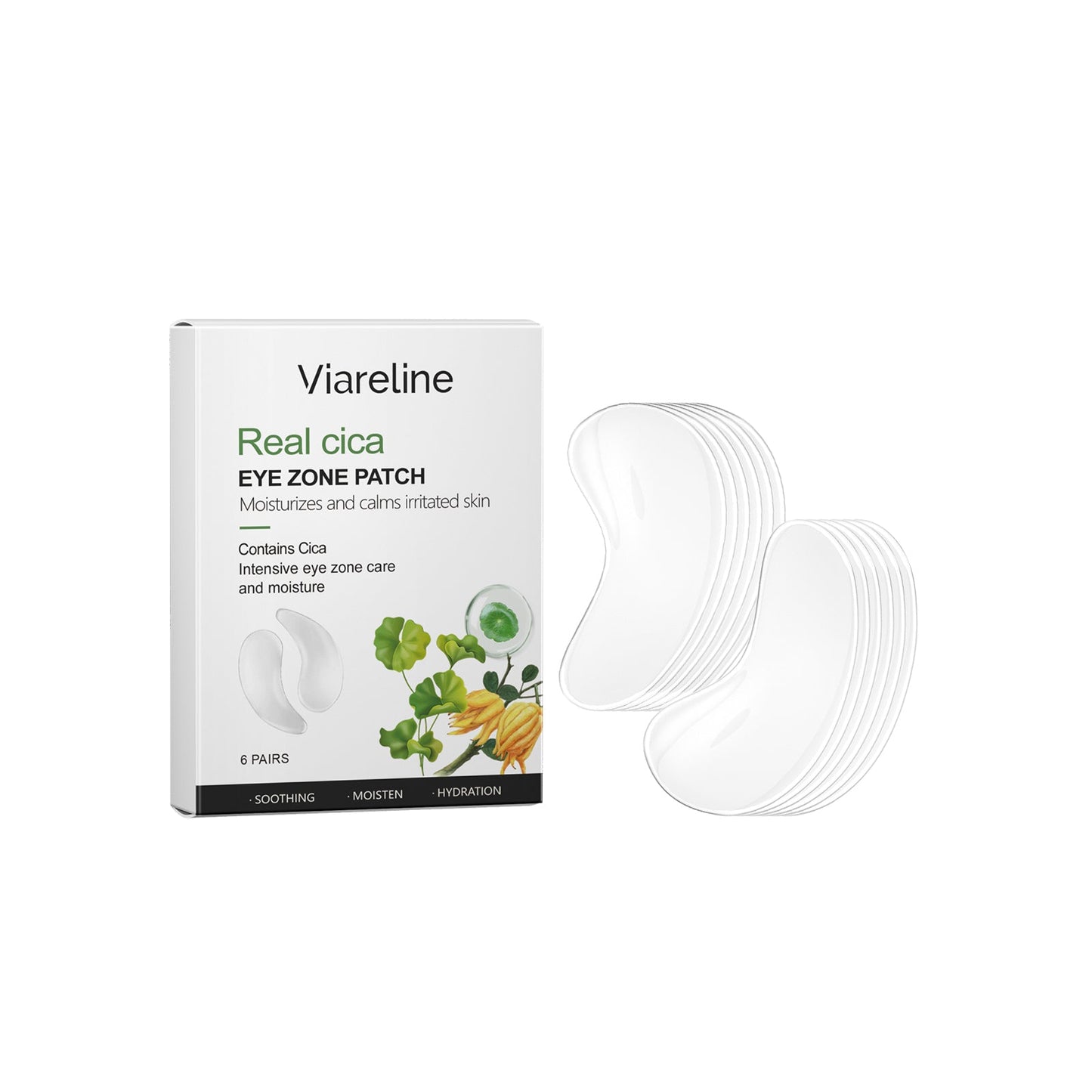 Centella Soothing Eye Mask Moisturizes And Moisturizes The Skin Around The Eyes - Korvel