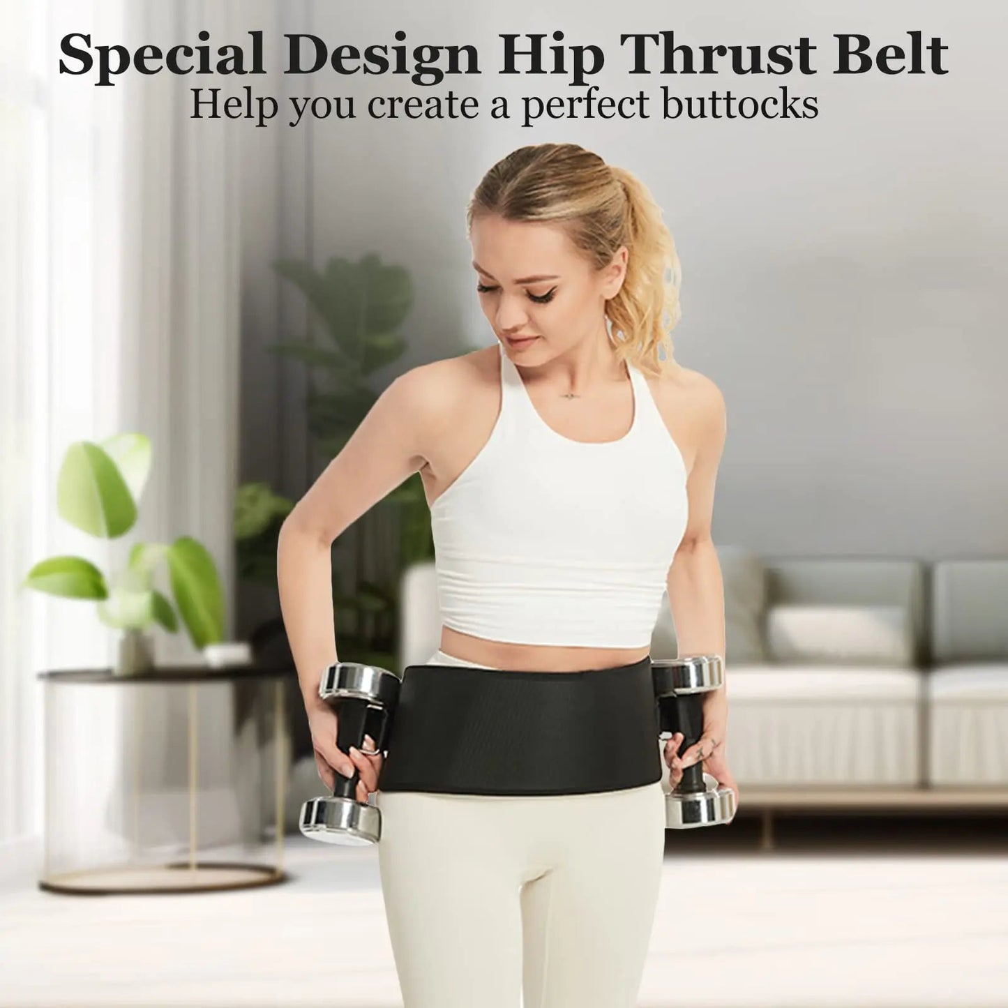 Cintura di spinta dell'anca Glute Bridge Pad Workout con manubri Kettlebells per squat Lunges Bridges Dips Training Home Gym Equipment - Korvel